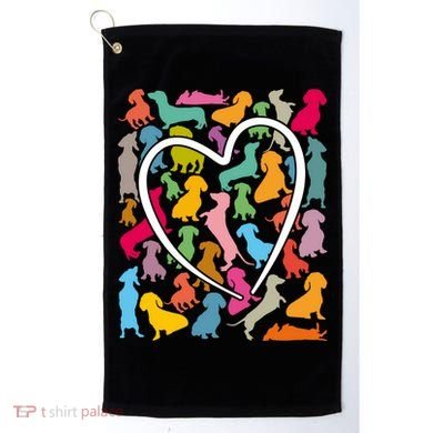 Y Dachshund Dachshund Pattern For Dachshund Lover Gift Golf Towel