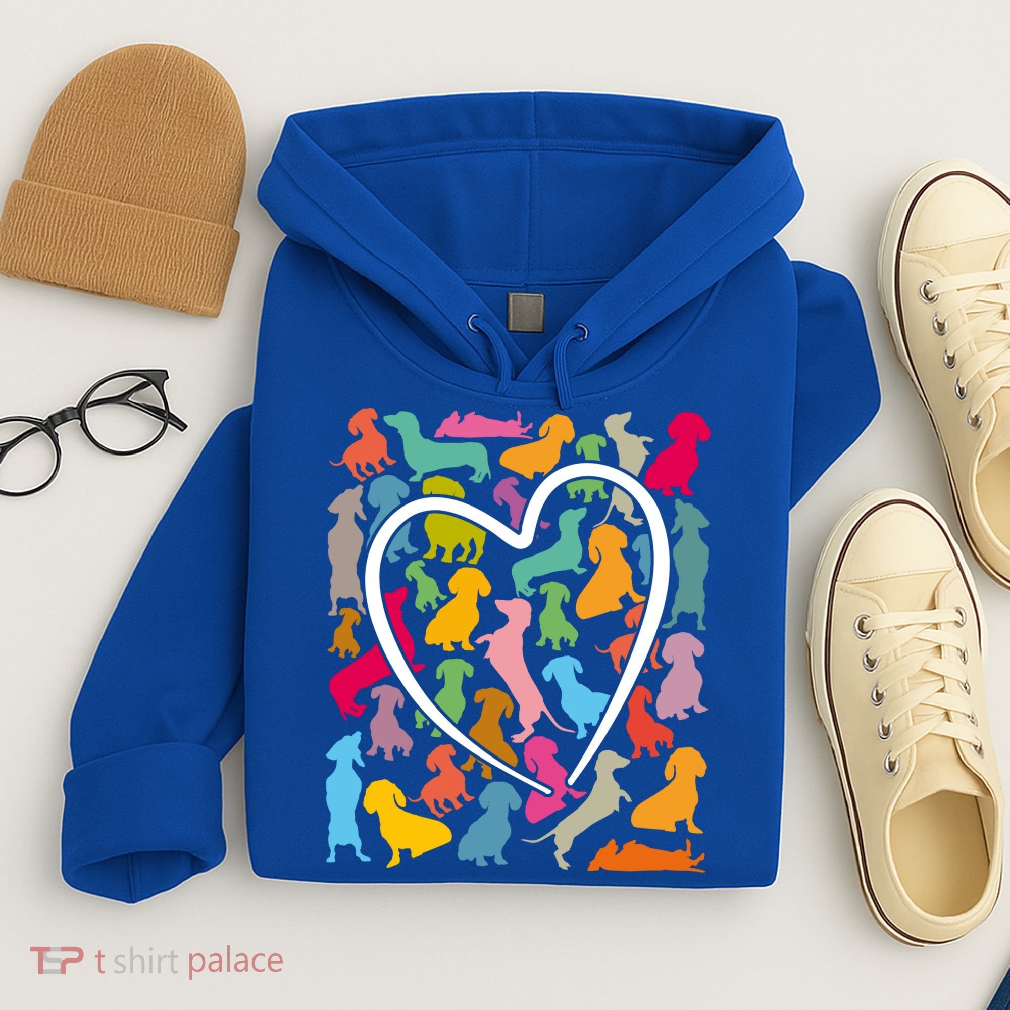 Y Dachshund Dachshund Pattern For Dachshund Lover Gift Hoodie