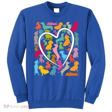 Y Dachshund Dachshund Pattern For Dachshund Lover Gift Sweatshirt