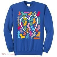 Y Dachshund Dachshund Pattern For Dachshund Lover Gift Sweatshirt thumb 0