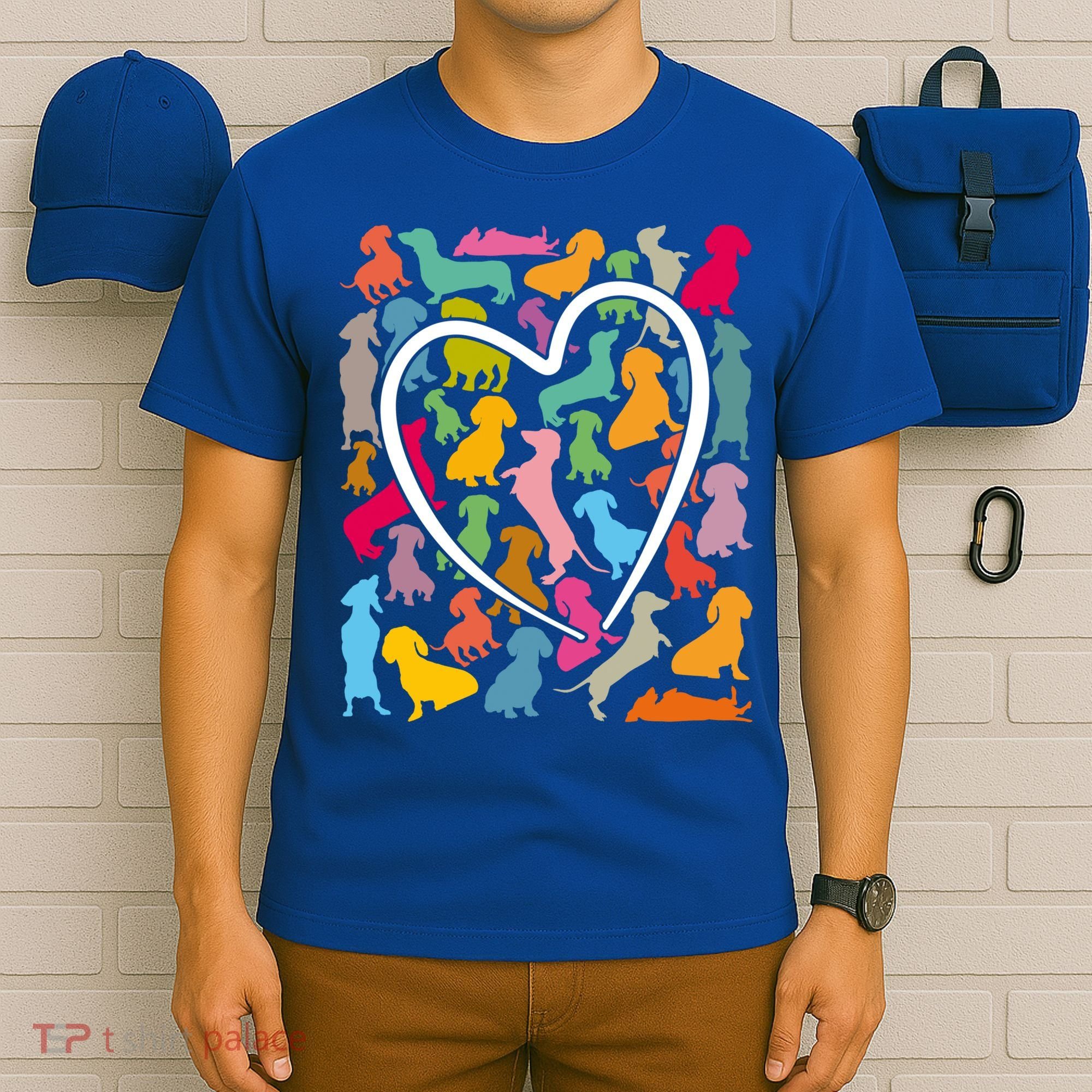Y Dachshund Dachshund Pattern For Dachshund Lover Gift T-Shirt