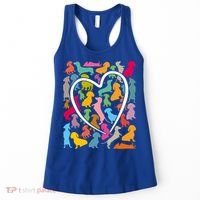 Y Dachshund Dachshund Pattern For Dachshund Lover Gift Women's Tank Top thumb 0