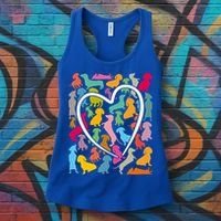 Y Dachshund Dachshund Pattern For Dachshund Lover Gift Women's Tank Top thumb 3