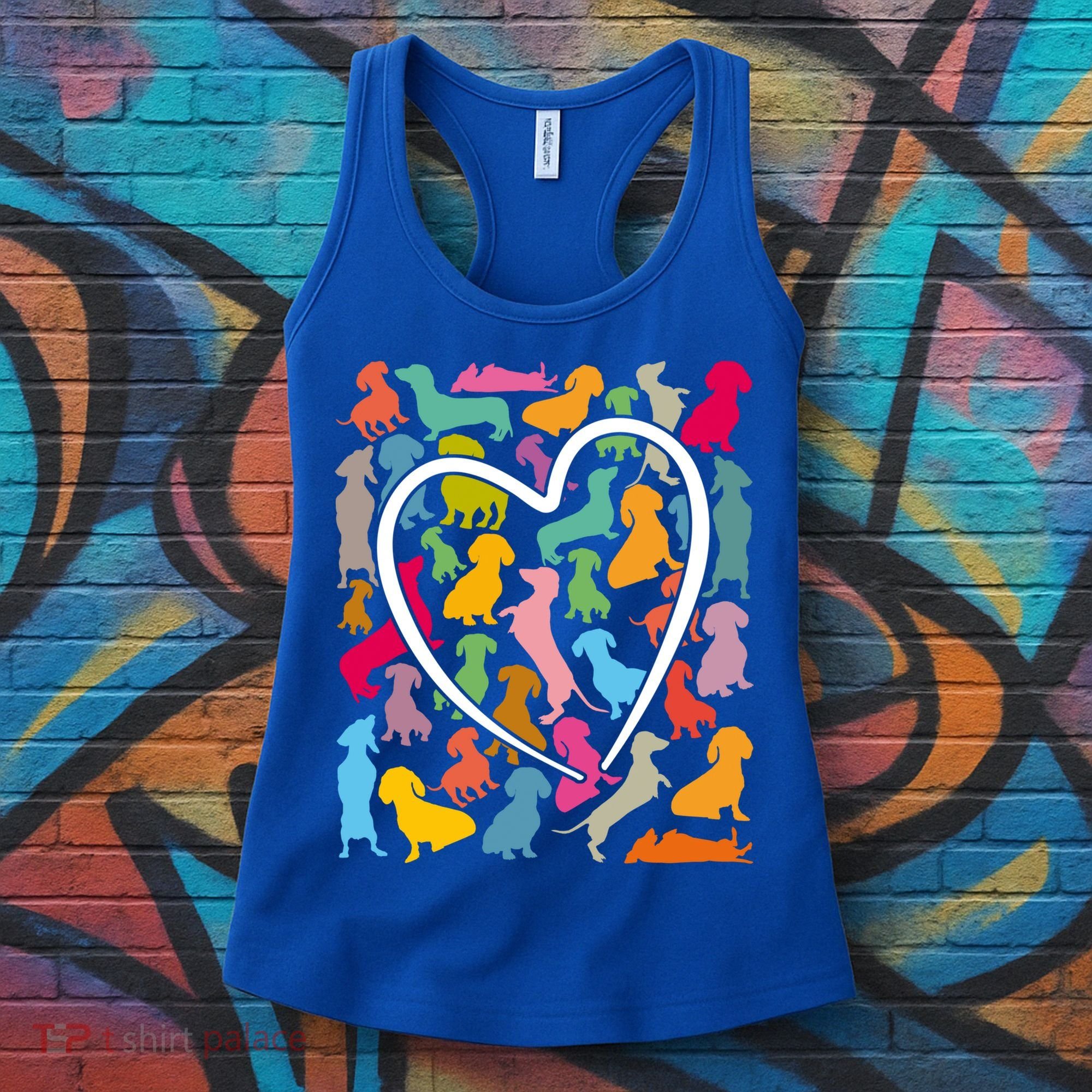 Y Dachshund Dachshund Pattern For Dachshund Lover Gift Women's Tank Top