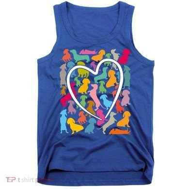 Y Dachshund Dachshund Pattern For Dachshund Lover Gift Tank Top
