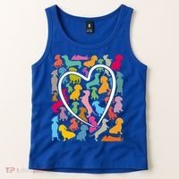 Y Dachshund Dachshund Pattern For Dachshund Lover Gift Tank Top thumb 2
