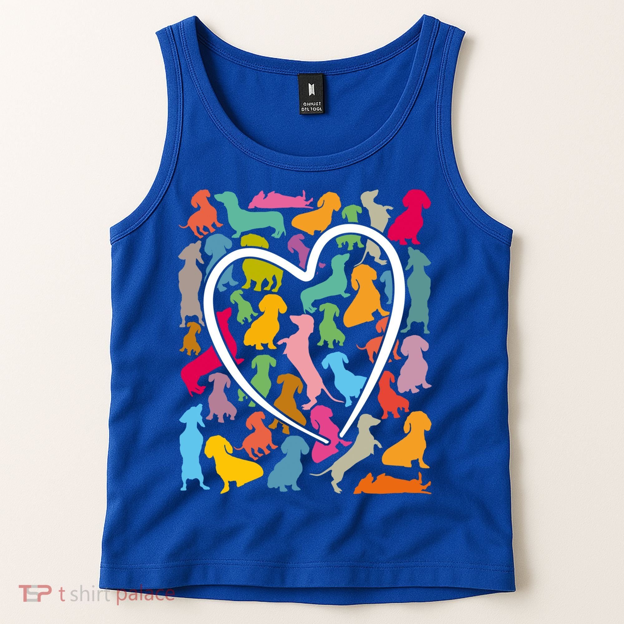 Y Dachshund Dachshund Pattern For Dachshund Lover Gift Tank Top