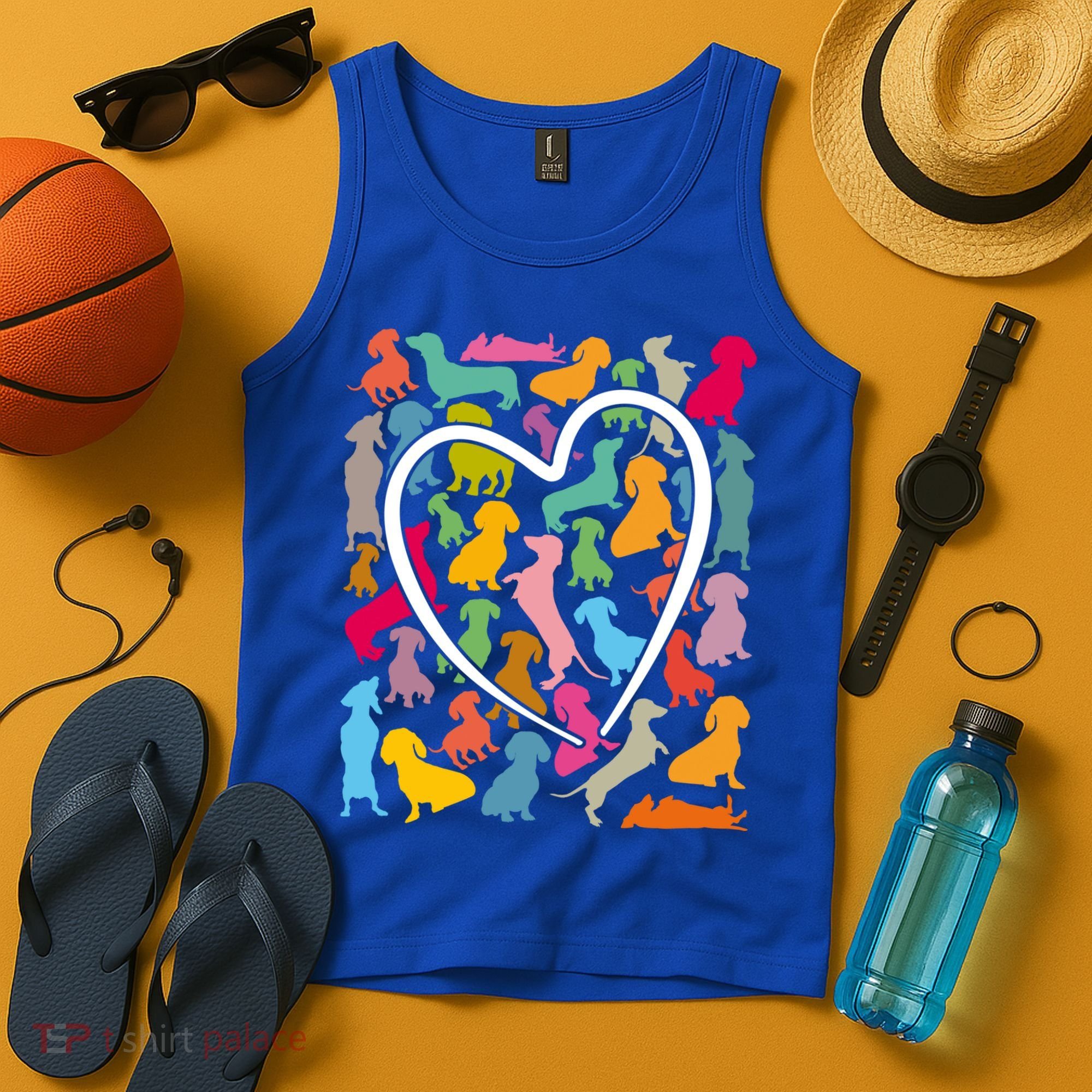 Y Dachshund Dachshund Pattern For Dachshund Lover Gift Tank Top