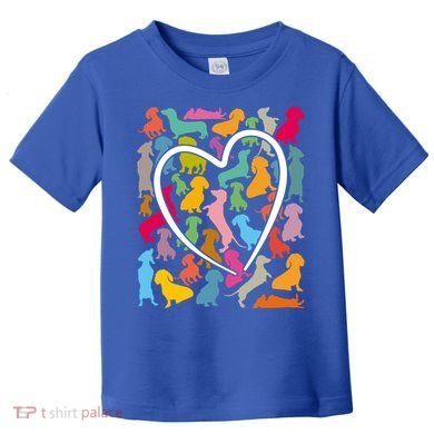 Y Dachshund Dachshund Pattern For Dachshund Lover Gift Toddler T-Shirt