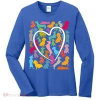 Y Dachshund Dachshund Pattern For Dachshund Lover Gift Women's Long Sleeve Shirt thumb 0