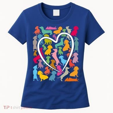 Y Dachshund Dachshund Pattern For Dachshund Lover Gift Women's T-Shirt