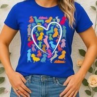 Y Dachshund Dachshund Pattern For Dachshund Lover Gift Women's T-Shirt thumb 2