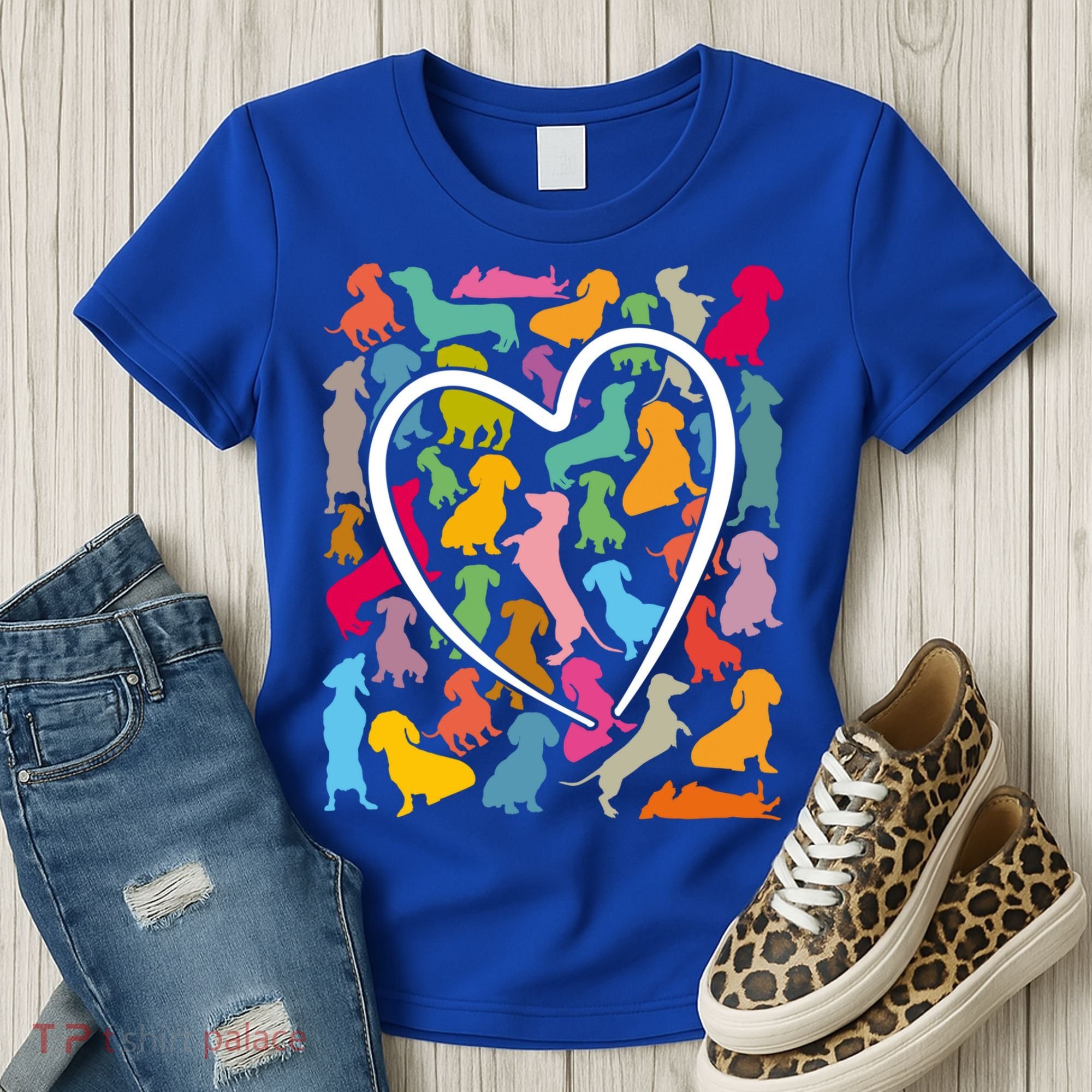 Y Dachshund Dachshund Pattern For Dachshund Lover Gift Women's T-Shirt