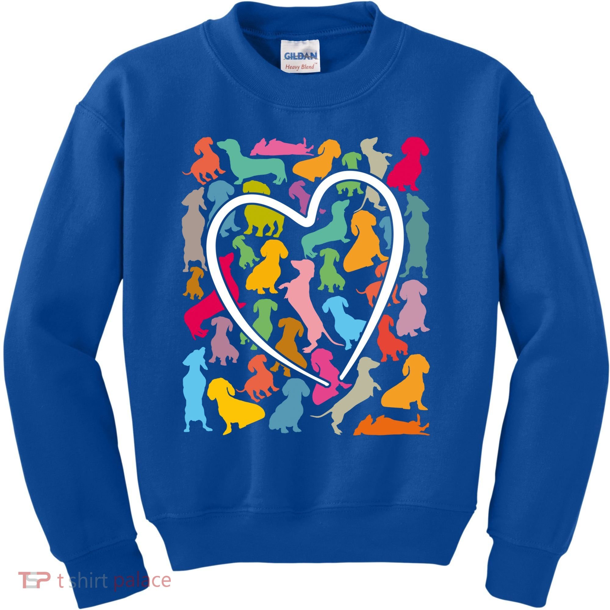 Y Dachshund Dachshund Pattern For Dachshund Lover Gift Kids Sweatshirt