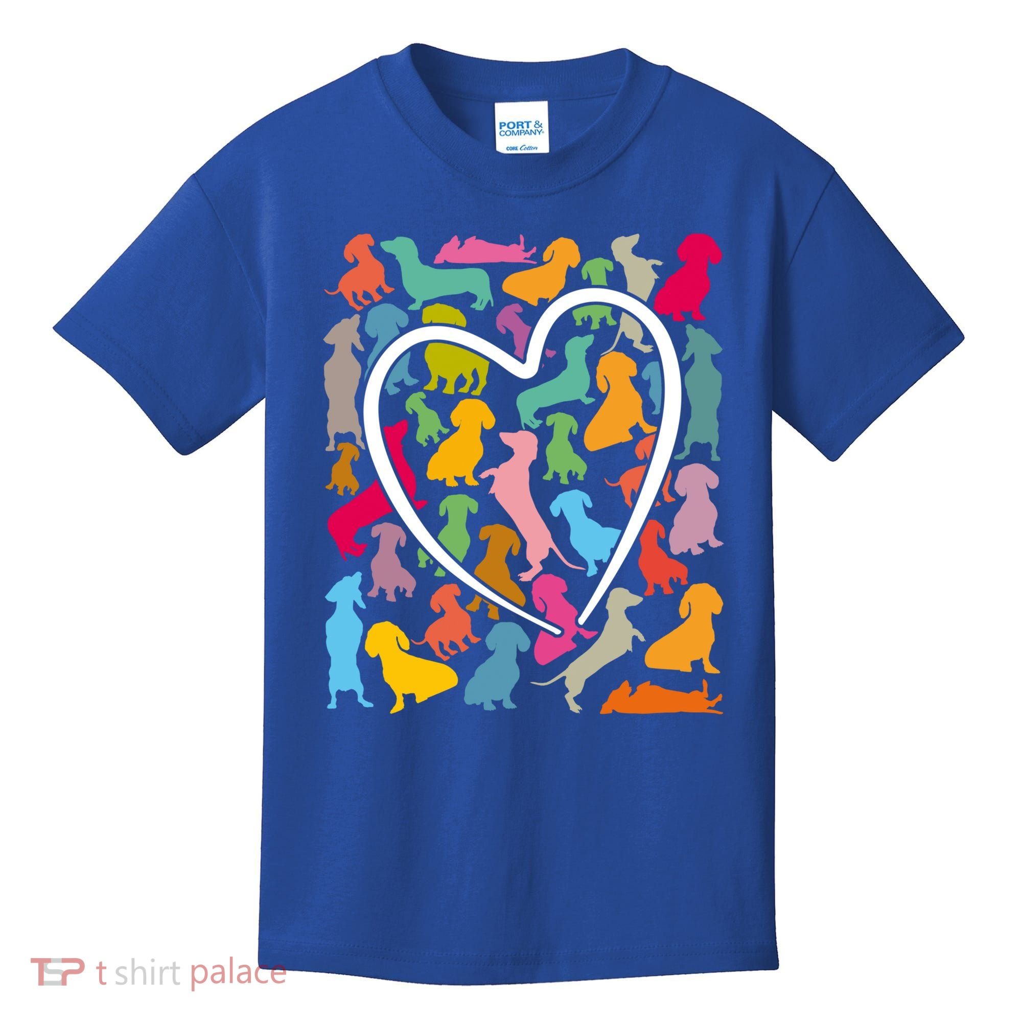 Y Dachshund Dachshund Pattern For Dachshund Lover Gift Kids T-Shirt