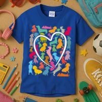 Y Dachshund Dachshund Pattern For Dachshund Lover Gift Kids T-Shirt thumb 3