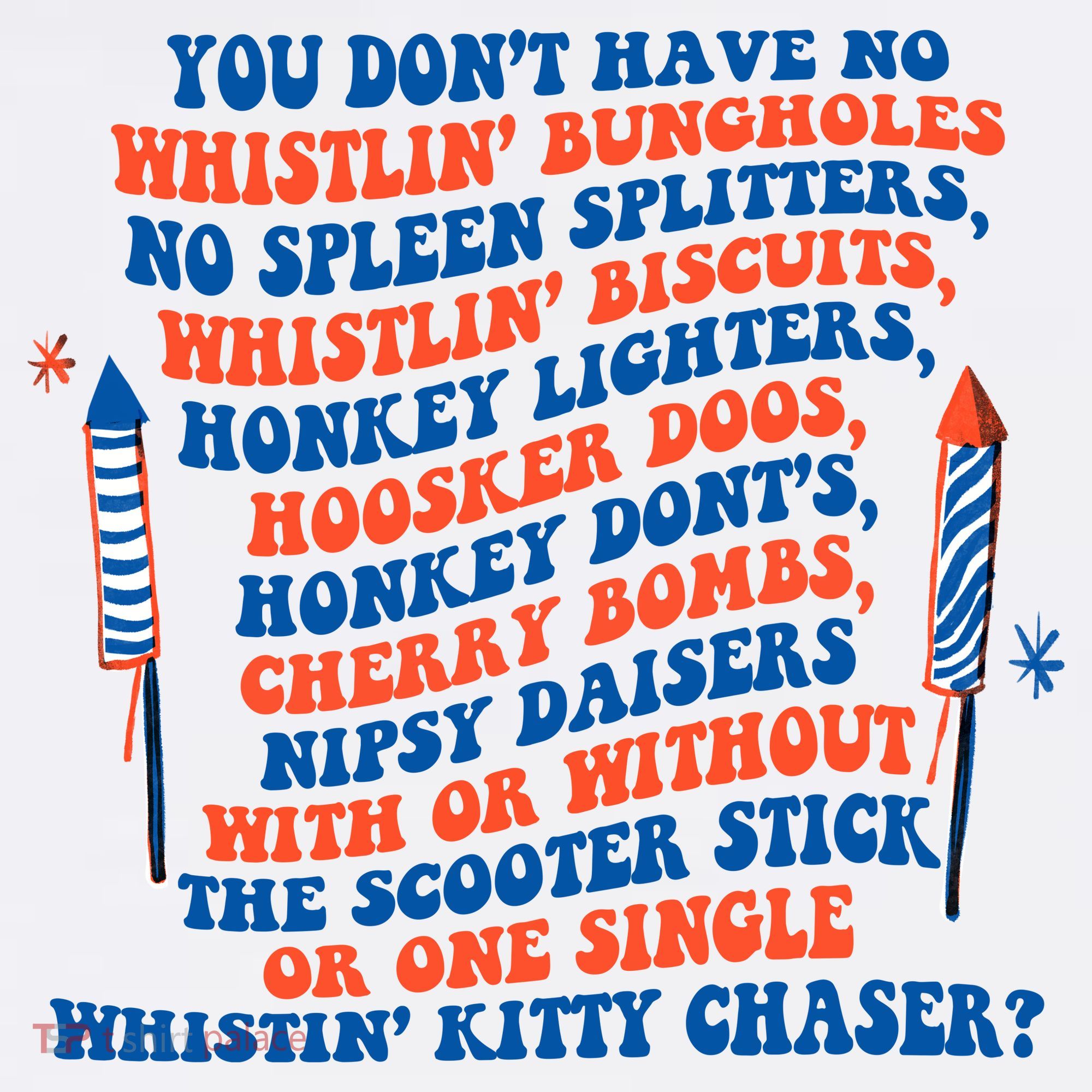 You Dont Have No Whistlin Bungholes Funny July 4th Of July T-Shirt