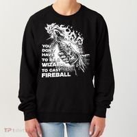 You Dont Have To Be A Wizard To Cast F.I.R.E.B.A.L.L Halloween Women's Sweatshirt thumb 0