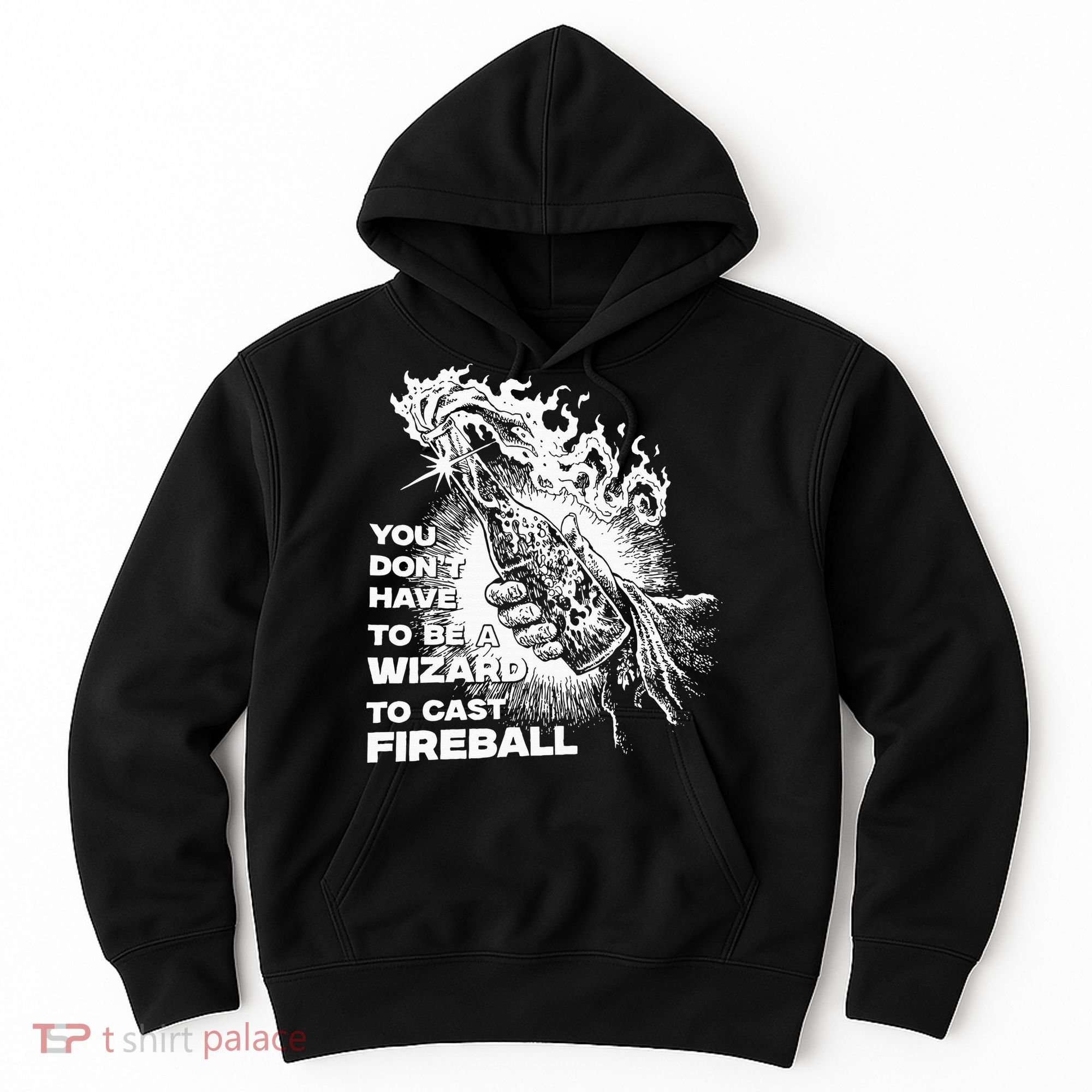 You Dont Have To Be A Wizard To Cast F.I.R.E.B.A.L.L Halloween Hoodie