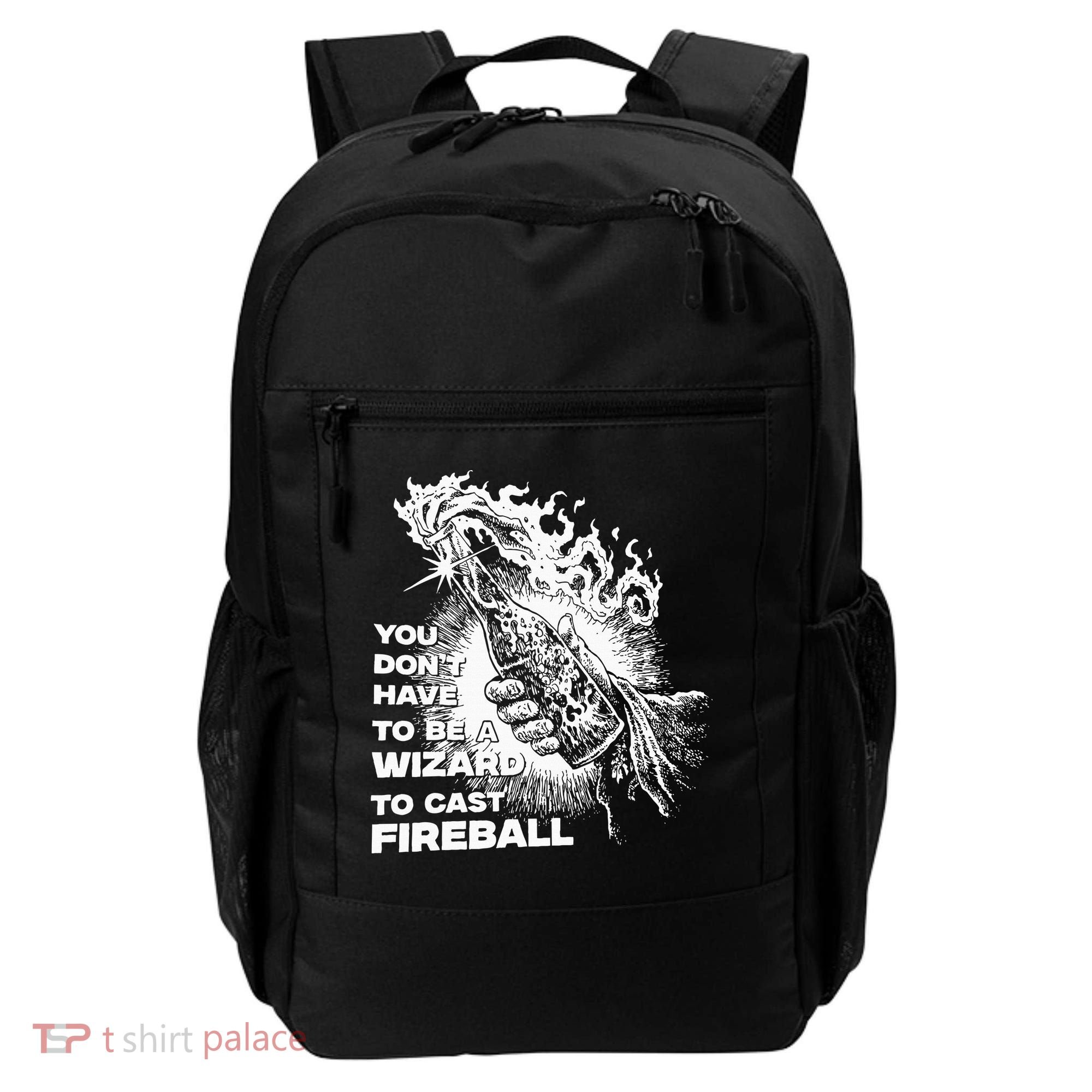 You Dont Have To Be A Wizard To Cast F.I.R.E.B.A.L.L Halloween Backpack