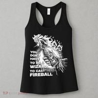 You Dont Have To Be A Wizard To Cast F.I.R.E.B.A.L.L Halloween Women's Tank Top thumb 3