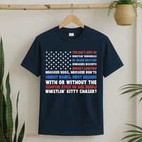 You Dont Have No Whistlin Bungholes Fireworks Joe Dirt Usa American Flag T-Shirt thumb 2
