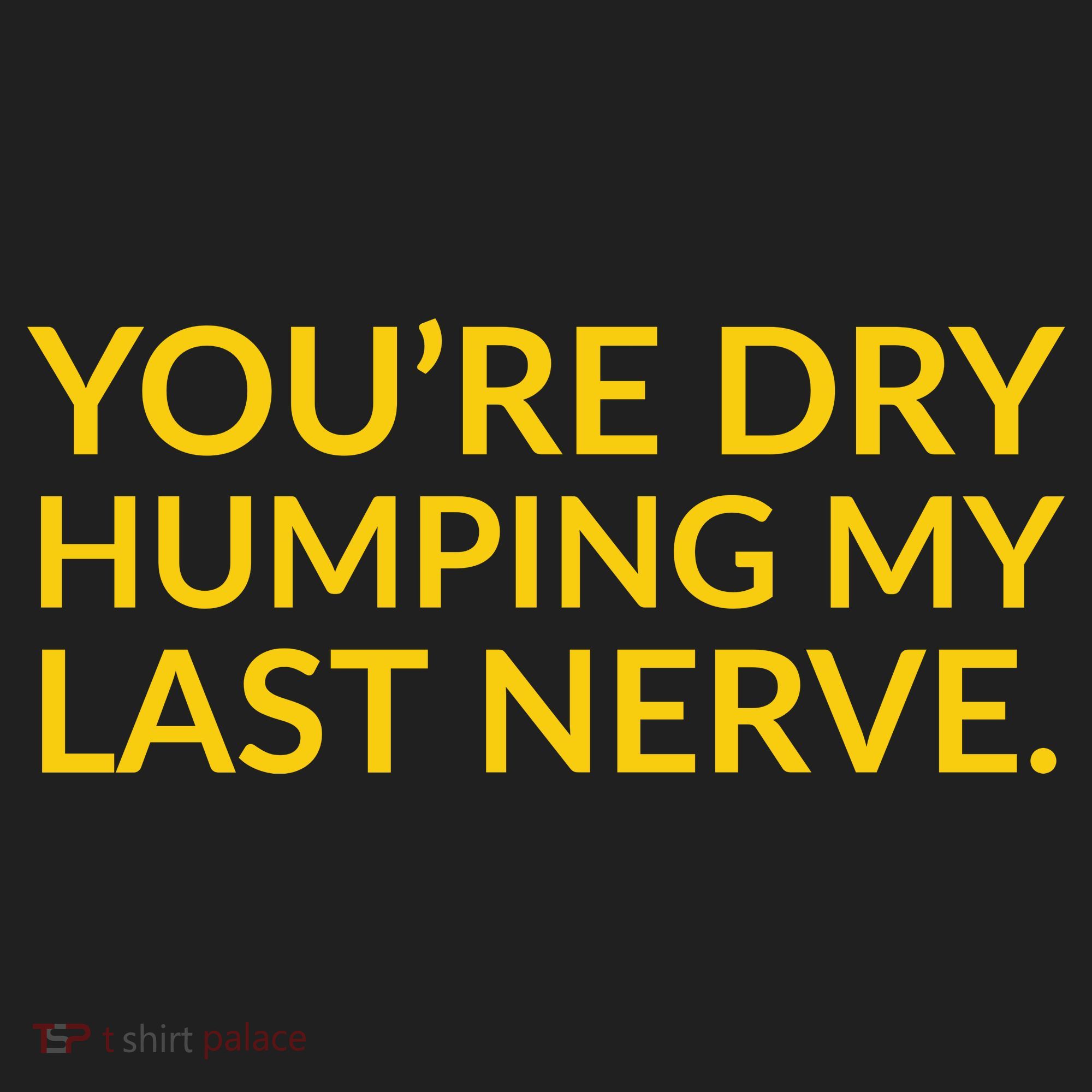 You're Dry Humping My Last Nerve Funny Offensive Saying Beanie