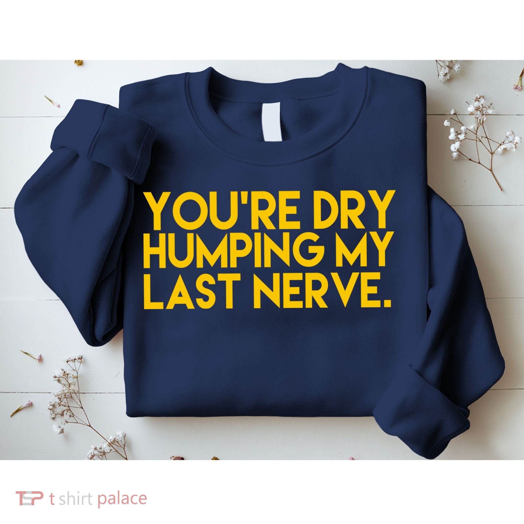 You're Dry Humping My Last Nerve Funny Sweatshirt