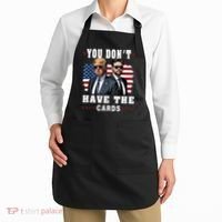  You don’t have the cards Funny Trump-Vance Us Flag  Apron thumb 2