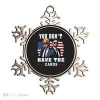  You don’t have the cards Funny Trump-Vance Us Flag  Ornament thumb 0