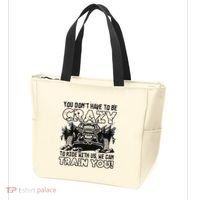 You Don’T Have To Be Crazy To Ride With Us We Can Train Tote Bag thumb 3
