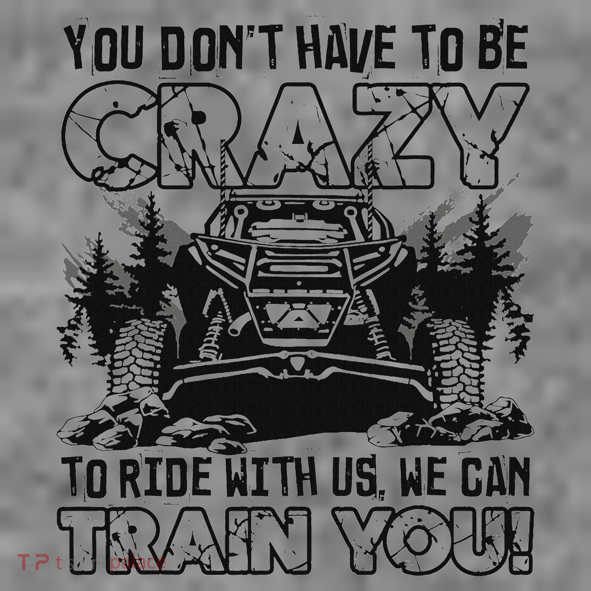 You Don’T Have To Be Crazy To Ride With Us We Can Train Toddler Hoodie
