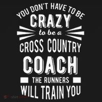 You Dont Have To Be Crazy To Be A Cross Country Coach Women's Hoodie thumb 2