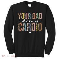 Your Dad Is My Cardio Leopard Funny father's day Sweatshirt thumb 0