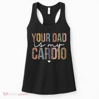 Your Dad Is My Cardio Leopard Funny father's day Women's Tank Top thumb 0