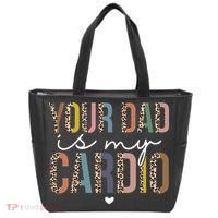 Your Dad Is My Cardio Leopard Funny father's day Tote Bag thumb 0