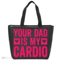 Your Dad Is My Cardio Tote Bag thumb 0