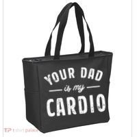 Your Dad Is My Cardio Tote Bag thumb 2
