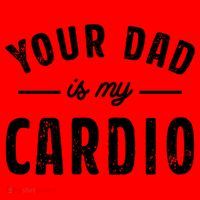 Your Dad Is My Cardio Meaningful Gift Santa Hat thumb 1