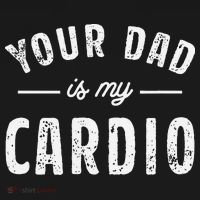 Your Dad Is My Cardio Kids Long Sleeve Shirt thumb 2