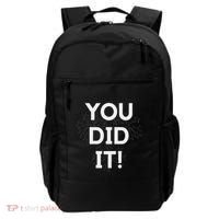 You Did It Congratulations Graduation Win Promotion Backpack thumb 0