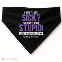 You DonT Look Stupid Epilepsy Awareness USA-Made Doggie Bandana thumb 0