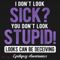 You DonT Look Stupid Epilepsy Awareness Women's Hoodie thumb 2