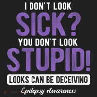 You DonT Look Stupid Epilepsy Awareness Tumbler thumb 3