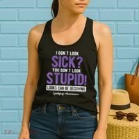 You DonT Look Stupid Epilepsy Awareness Women's Tank Top thumb 2