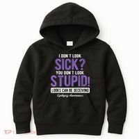 You DonT Look Stupid Epilepsy Awareness Kids Hoodie thumb 0