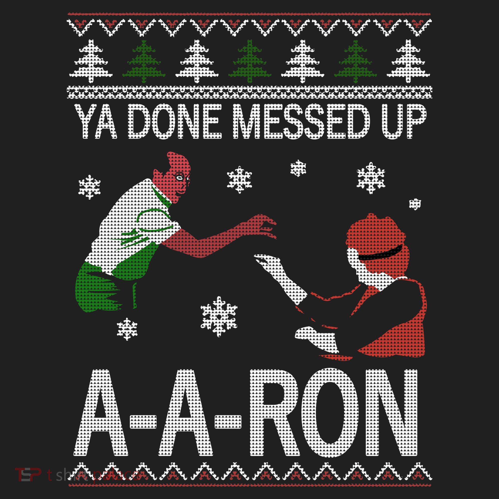 Ya Done Messed Up AARon Ugly Christmas Tumbler