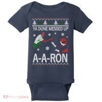 Ya Done Messed Up AARon Ugly Christmas Baby Bodysuit thumb 0