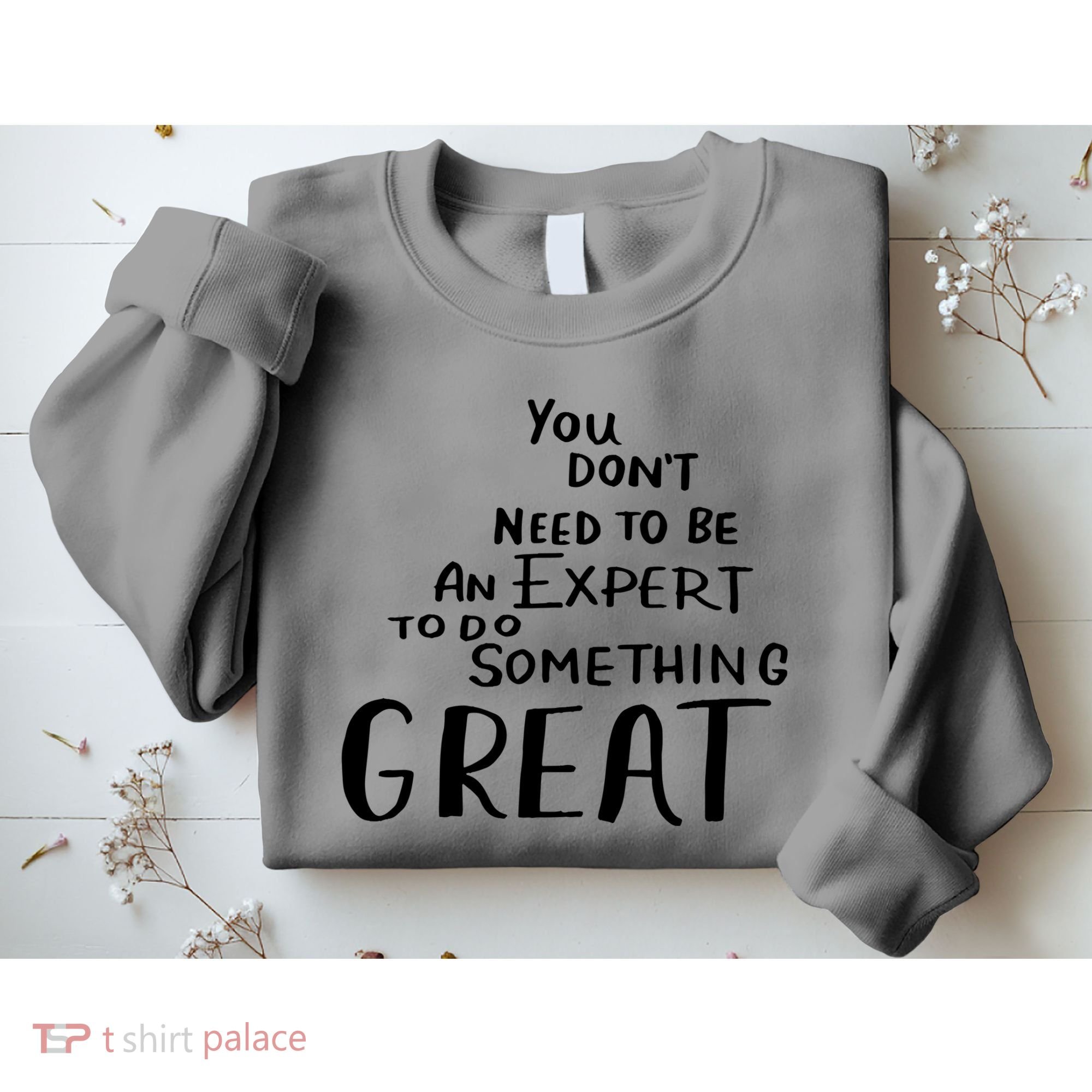 You Dont Need To Be An Expert To Do Something Great Sweatshirt