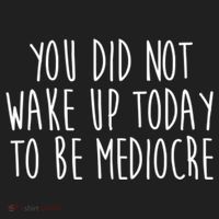 You Did Not Wake Up Today To Be Mediocre Workout Lifting Gym Gift Women's Sweatshirt thumb 2